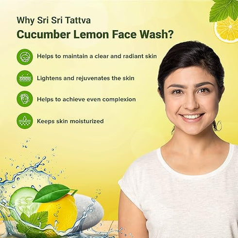 Sri Sri Tattva Cucumber & Lemon Face Wash